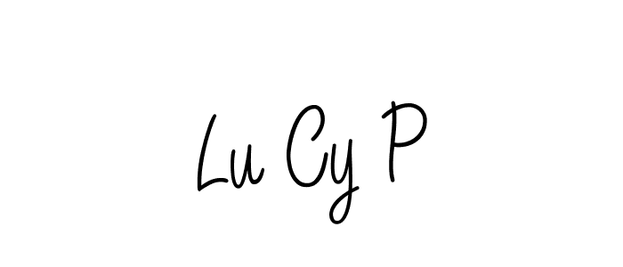Once you've used our free online signature maker to create your best signature Angelique-Rose-font-FFP style, it's time to enjoy all of the benefits that Lu Cy P name signing documents. Lu Cy P signature style 5 images and pictures png