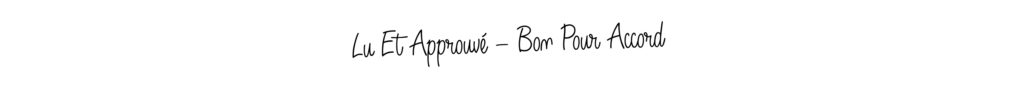 It looks lik you need a new signature style for name Lu Et Approuvé – Bon Pour Accord. Design unique handwritten (Angelique-Rose-font-FFP) signature with our free signature maker in just a few clicks. Lu Et Approuvé – Bon Pour Accord signature style 5 images and pictures png