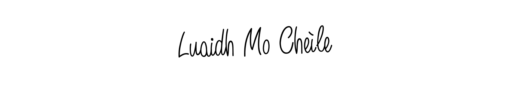 How to make Luaidh Mo Cheìle signature? Angelique-Rose-font-FFP is a professional autograph style. Create handwritten signature for Luaidh Mo Cheìle name. Luaidh Mo Cheìle signature style 5 images and pictures png