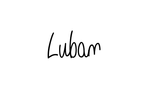 Best and Professional Signature Style for Luban. Angelique-Rose-font-FFP Best Signature Style Collection. Luban signature style 5 images and pictures png