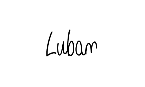 Also we have Luban name is the best signature style. Create professional handwritten signature collection using Angelique-Rose-font-FFP autograph style. Luban signature style 5 images and pictures png