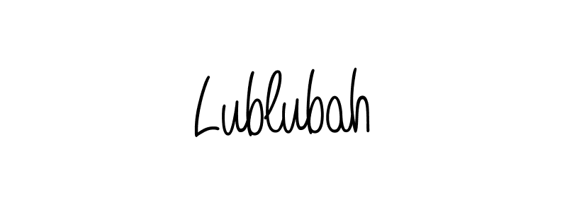 Once you've used our free online signature maker to create your best signature Angelique-Rose-font-FFP style, it's time to enjoy all of the benefits that Lublubah name signing documents. Lublubah signature style 5 images and pictures png