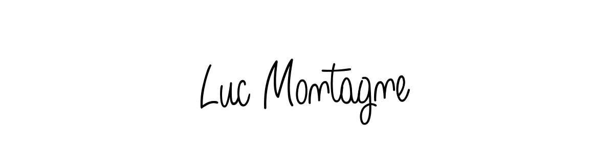 Angelique-Rose-font-FFP is a professional signature style that is perfect for those who want to add a touch of class to their signature. It is also a great choice for those who want to make their signature more unique. Get Luc Montagne name to fancy signature for free. Luc Montagne signature style 5 images and pictures png