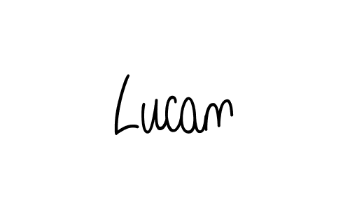 Make a beautiful signature design for name Lucan. With this signature (Angelique-Rose-font-FFP) style, you can create a handwritten signature for free. Lucan signature style 5 images and pictures png