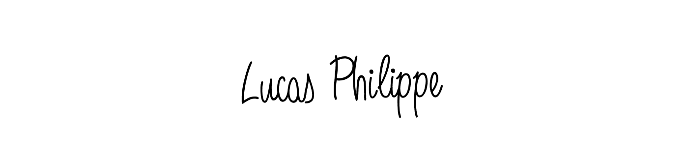 Create a beautiful signature design for name Lucas Philippe. With this signature (Angelique-Rose-font-FFP) fonts, you can make a handwritten signature for free. Lucas Philippe signature style 5 images and pictures png