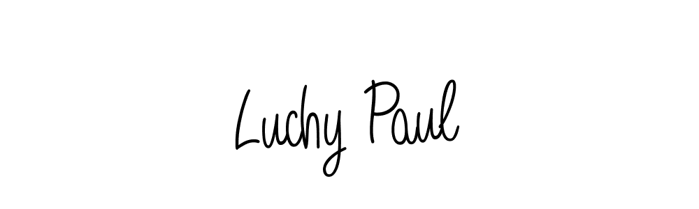 You can use this online signature creator to create a handwritten signature for the name Luchy Paul. This is the best online autograph maker. Luchy Paul signature style 5 images and pictures png