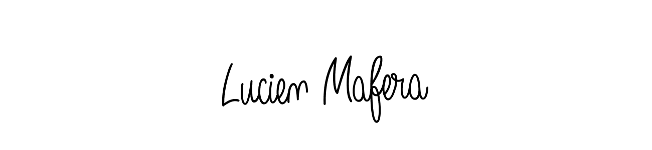Make a beautiful signature design for name Lucien Mafera. With this signature (Angelique-Rose-font-FFP) style, you can create a handwritten signature for free. Lucien Mafera signature style 5 images and pictures png
