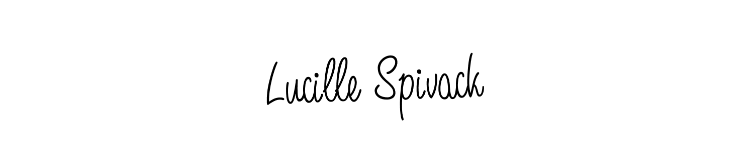 Also we have Lucille Spivack name is the best signature style. Create professional handwritten signature collection using Angelique-Rose-font-FFP autograph style. Lucille Spivack signature style 5 images and pictures png