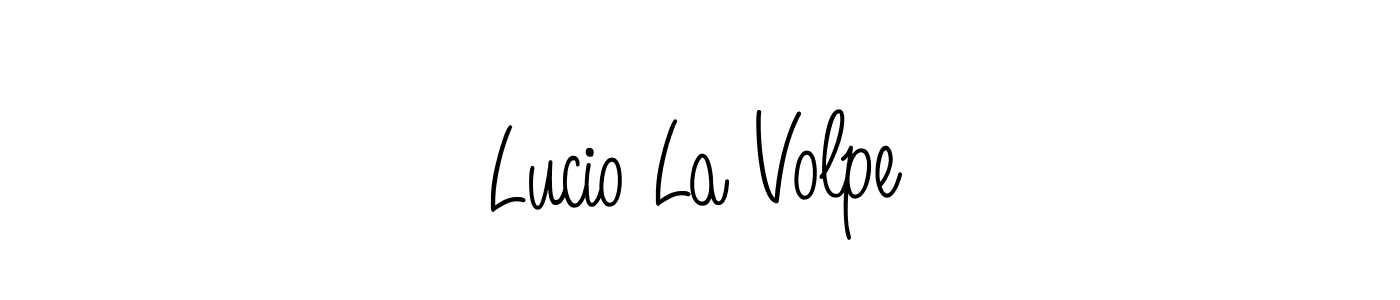 Check out images of Autograph of Lucio La Volpe name. Actor Lucio La Volpe Signature Style. Angelique-Rose-font-FFP is a professional sign style online. Lucio La Volpe signature style 5 images and pictures png