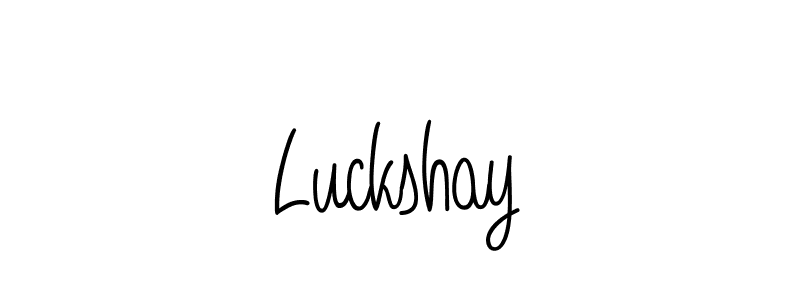 Make a beautiful signature design for name Luckshay. Use this online signature maker to create a handwritten signature for free. Luckshay signature style 5 images and pictures png