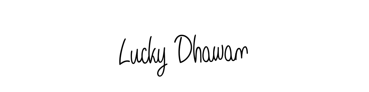 Check out images of Autograph of Lucky Dhawan name. Actor Lucky Dhawan Signature Style. Angelique-Rose-font-FFP is a professional sign style online. Lucky Dhawan signature style 5 images and pictures png