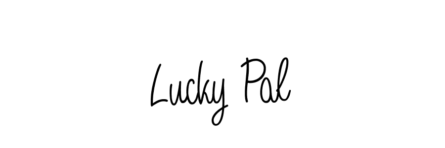 Once you've used our free online signature maker to create your best signature Angelique-Rose-font-FFP style, it's time to enjoy all of the benefits that Lucky Pal name signing documents. Lucky Pal signature style 5 images and pictures png