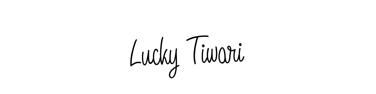 This is the best signature style for the Lucky Tiwari name. Also you like these signature font (Angelique-Rose-font-FFP). Mix name signature. Lucky Tiwari signature style 5 images and pictures png