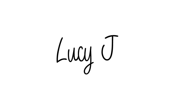 How to make Lucy J signature? Angelique-Rose-font-FFP is a professional autograph style. Create handwritten signature for Lucy J name. Lucy J signature style 5 images and pictures png