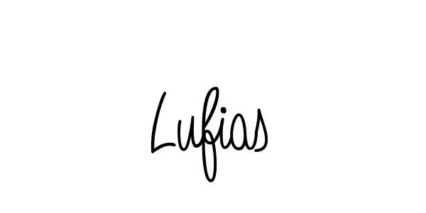 Lufias stylish signature style. Best Handwritten Sign (Angelique-Rose-font-FFP) for my name. Handwritten Signature Collection Ideas for my name Lufias. Lufias signature style 5 images and pictures png