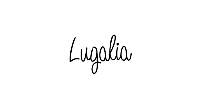 How to make Lugalia name signature. Use Angelique-Rose-font-FFP style for creating short signs online. This is the latest handwritten sign. Lugalia signature style 5 images and pictures png