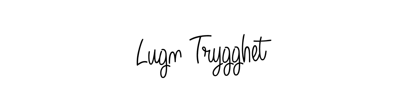 Make a short Lugn Trygghet signature style. Manage your documents anywhere anytime using Angelique-Rose-font-FFP. Create and add eSignatures, submit forms, share and send files easily. Lugn Trygghet signature style 5 images and pictures png