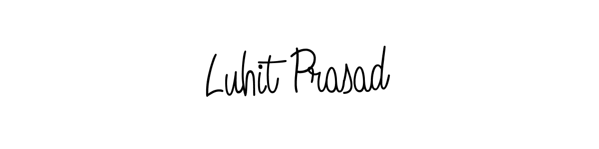 How to Draw Luhit Prasad signature style? Angelique-Rose-font-FFP is a latest design signature styles for name Luhit Prasad. Luhit Prasad signature style 5 images and pictures png