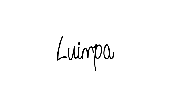 Create a beautiful signature design for name Luinpa. With this signature (Angelique-Rose-font-FFP) fonts, you can make a handwritten signature for free. Luinpa signature style 5 images and pictures png