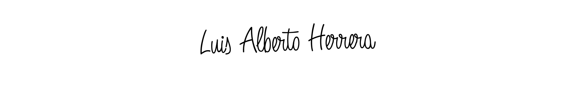 Make a short Luis Alberto Herrera signature style. Manage your documents anywhere anytime using Angelique-Rose-font-FFP. Create and add eSignatures, submit forms, share and send files easily. Luis Alberto Herrera signature style 5 images and pictures png