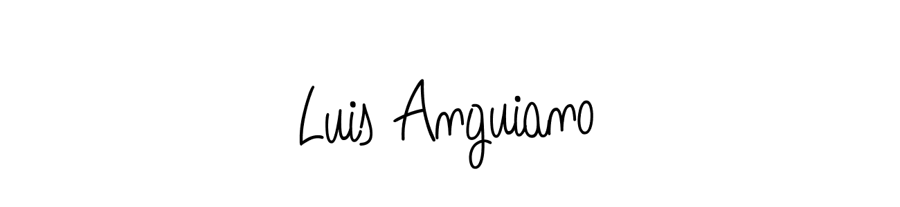 You can use this online signature creator to create a handwritten signature for the name Luis Anguiano. This is the best online autograph maker. Luis Anguiano signature style 5 images and pictures png