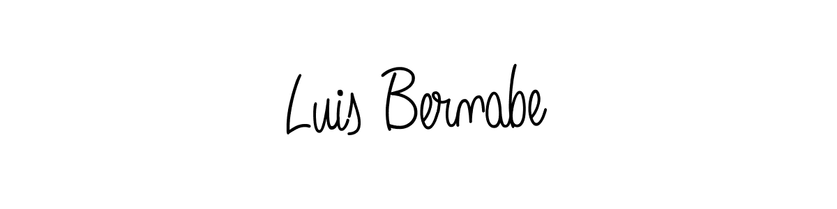 Make a short Luis Bernabe signature style. Manage your documents anywhere anytime using Angelique-Rose-font-FFP. Create and add eSignatures, submit forms, share and send files easily. Luis Bernabe signature style 5 images and pictures png