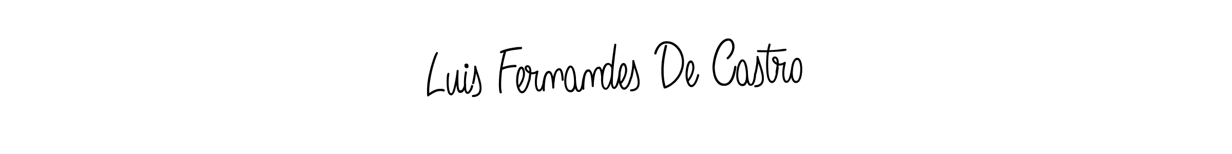 Similarly Angelique-Rose-font-FFP is the best handwritten signature design. Signature creator online .You can use it as an online autograph creator for name Luis Fernandes De Castro. Luis Fernandes De Castro signature style 5 images and pictures png