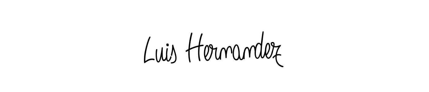 Design your own signature with our free online signature maker. With this signature software, you can create a handwritten (Angelique-Rose-font-FFP) signature for name Luis Hernandez. Luis Hernandez signature style 5 images and pictures png