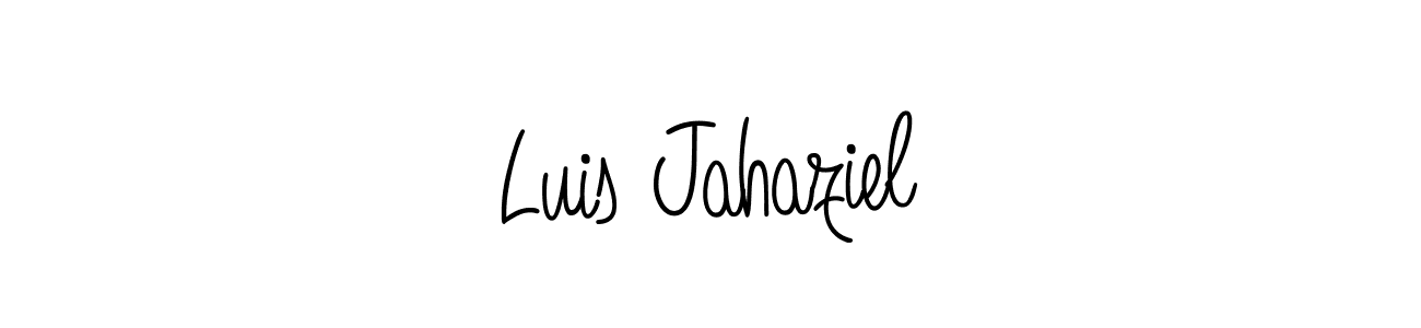 Angelique-Rose-font-FFP is a professional signature style that is perfect for those who want to add a touch of class to their signature. It is also a great choice for those who want to make their signature more unique. Get Luis Jahaziel name to fancy signature for free. Luis Jahaziel signature style 5 images and pictures png