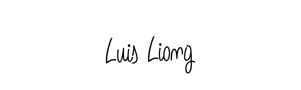 Create a beautiful signature design for name Luis Liong. With this signature (Angelique-Rose-font-FFP) fonts, you can make a handwritten signature for free. Luis Liong signature style 5 images and pictures png
