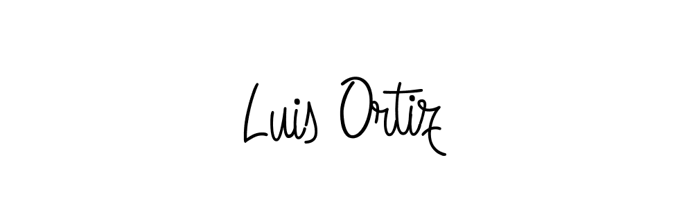 Design your own signature with our free online signature maker. With this signature software, you can create a handwritten (Angelique-Rose-font-FFP) signature for name Luis Ortiz. Luis Ortiz signature style 5 images and pictures png