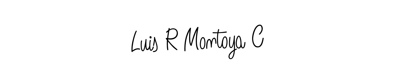 This is the best signature style for the Luis R Montoya C name. Also you like these signature font (Angelique-Rose-font-FFP). Mix name signature. Luis R Montoya C signature style 5 images and pictures png