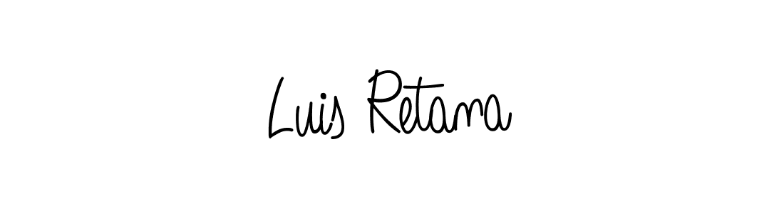 How to make Luis Retana signature? Angelique-Rose-font-FFP is a professional autograph style. Create handwritten signature for Luis Retana name. Luis Retana signature style 5 images and pictures png