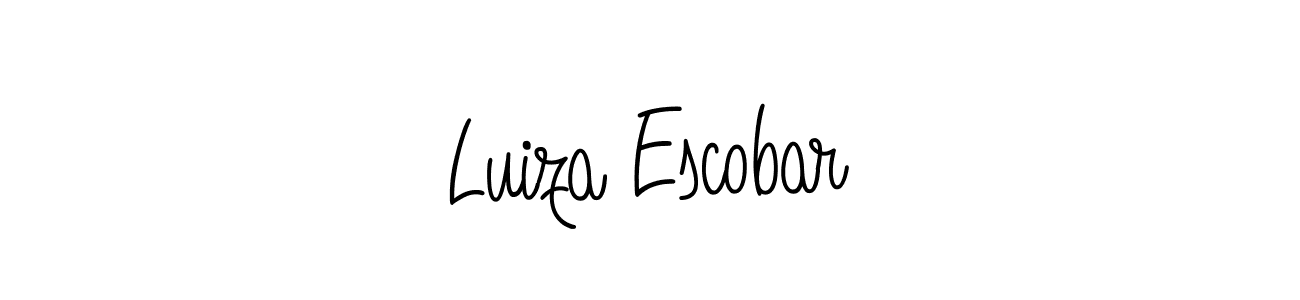 Also we have Luiza Escobar name is the best signature style. Create professional handwritten signature collection using Angelique-Rose-font-FFP autograph style. Luiza Escobar signature style 5 images and pictures png