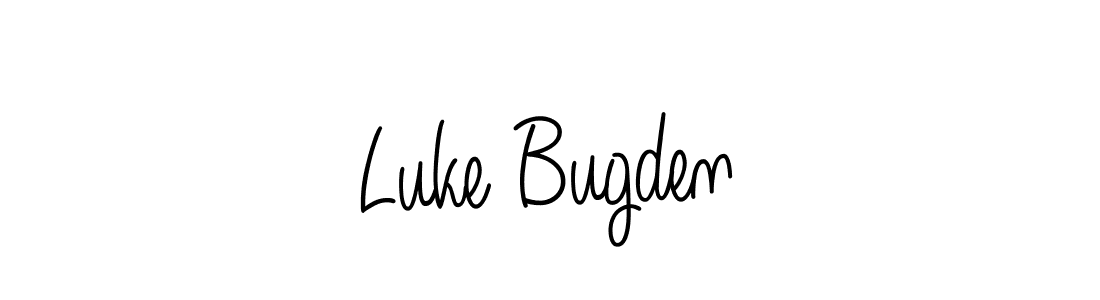 How to make Luke Bugden name signature. Use Angelique-Rose-font-FFP style for creating short signs online. This is the latest handwritten sign. Luke Bugden signature style 5 images and pictures png