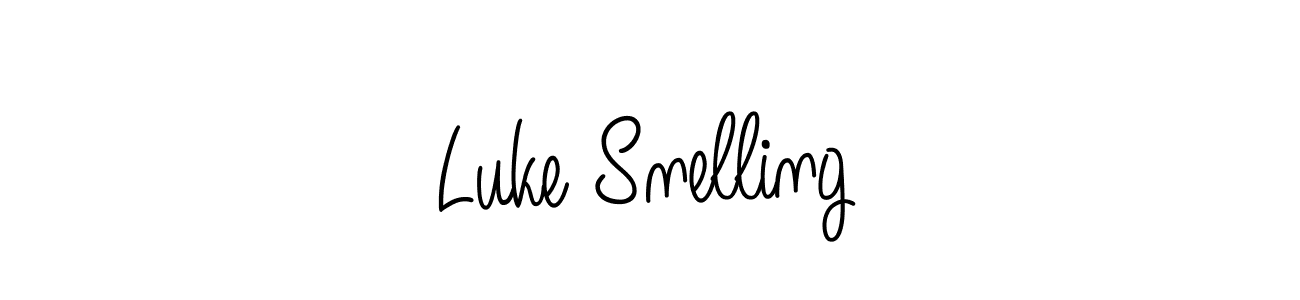 How to make Luke Snelling name signature. Use Angelique-Rose-font-FFP style for creating short signs online. This is the latest handwritten sign. Luke Snelling signature style 5 images and pictures png