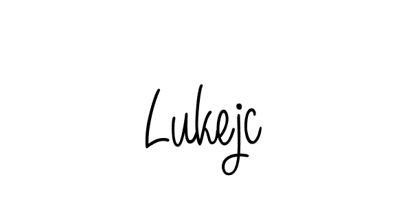 How to make Lukejc signature? Angelique-Rose-font-FFP is a professional autograph style. Create handwritten signature for Lukejc name. Lukejc signature style 5 images and pictures png