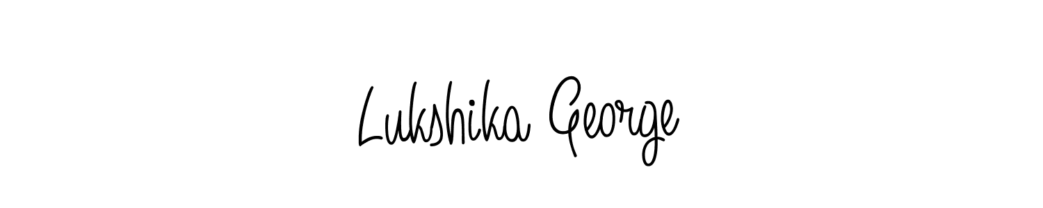 Best and Professional Signature Style for Lukshika George. Angelique-Rose-font-FFP Best Signature Style Collection. Lukshika George signature style 5 images and pictures png