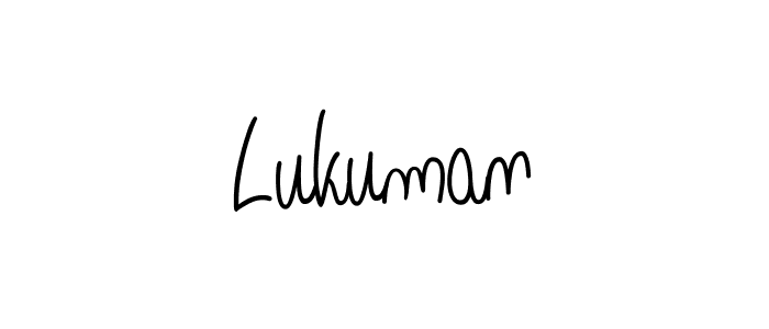 Design your own signature with our free online signature maker. With this signature software, you can create a handwritten (Angelique-Rose-font-FFP) signature for name Lukuman. Lukuman signature style 5 images and pictures png