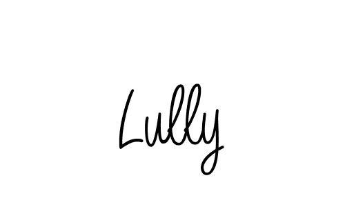 The best way (Angelique-Rose-font-FFP) to make a short signature is to pick only two or three words in your name. The name Lully include a total of six letters. For converting this name. Lully signature style 5 images and pictures png