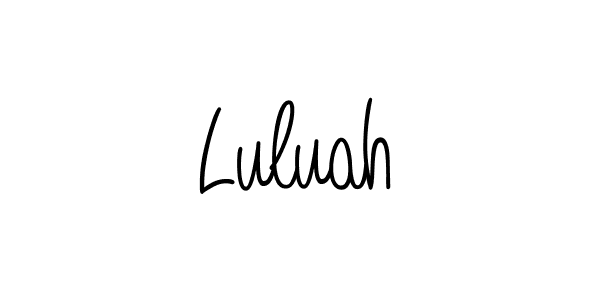 Make a beautiful signature design for name Luluah. Use this online signature maker to create a handwritten signature for free. Luluah signature style 5 images and pictures png