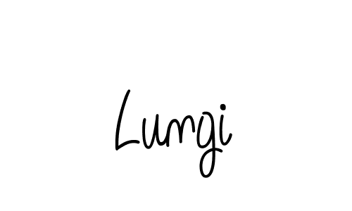 You should practise on your own different ways (Angelique-Rose-font-FFP) to write your name (Lungi) in signature. don't let someone else do it for you. Lungi signature style 5 images and pictures png