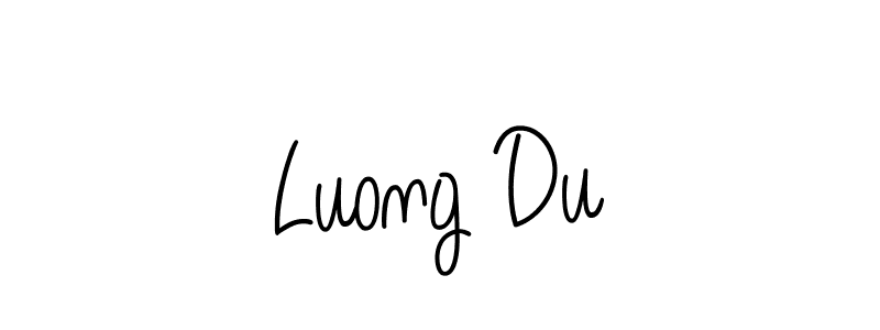 Create a beautiful signature design for name Luong Du. With this signature (Angelique-Rose-font-FFP) fonts, you can make a handwritten signature for free. Luong Du signature style 5 images and pictures png