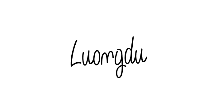 Make a beautiful signature design for name Luongdu. Use this online signature maker to create a handwritten signature for free. Luongdu signature style 5 images and pictures png