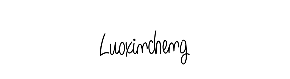 Angelique-Rose-font-FFP is a professional signature style that is perfect for those who want to add a touch of class to their signature. It is also a great choice for those who want to make their signature more unique. Get Luoxincheng name to fancy signature for free. Luoxincheng signature style 5 images and pictures png