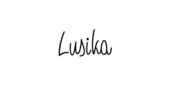 if you are searching for the best signature style for your name Lusika. so please give up your signature search. here we have designed multiple signature styles  using Angelique-Rose-font-FFP. Lusika signature style 5 images and pictures png