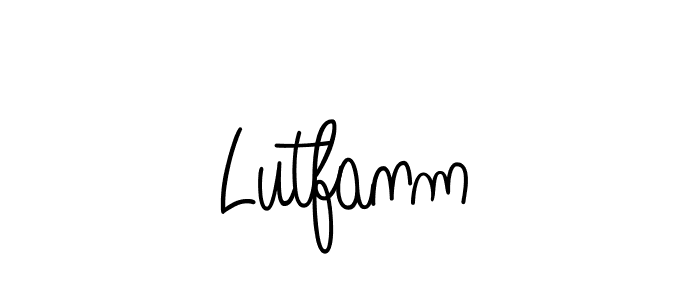 Make a short Lutfanm signature style. Manage your documents anywhere anytime using Angelique-Rose-font-FFP. Create and add eSignatures, submit forms, share and send files easily. Lutfanm signature style 5 images and pictures png
