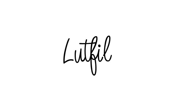 How to make Lutfil signature? Angelique-Rose-font-FFP is a professional autograph style. Create handwritten signature for Lutfil name. Lutfil signature style 5 images and pictures png