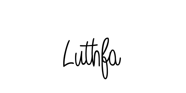 How to Draw Luthfa signature style? Angelique-Rose-font-FFP is a latest design signature styles for name Luthfa. Luthfa signature style 5 images and pictures png