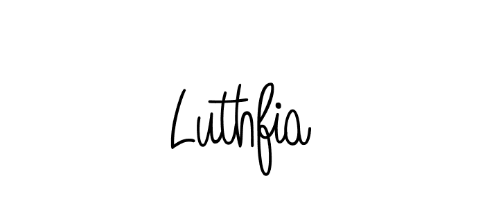 Also You can easily find your signature by using the search form. We will create Luthfia name handwritten signature images for you free of cost using Angelique-Rose-font-FFP sign style. Luthfia signature style 5 images and pictures png